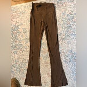 Lululemon Brown Mini Flare Legging